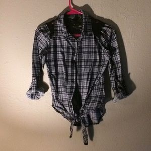 Rue 21 Plaid Button Down Shirt